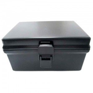 Caixa Patola PB-170/2 Preta Com Dobradicas 90x120x180